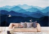 Mountain Scene Wall Murals Custom Listing for Elizabeth Misty Mountain Wallpaper Foggy