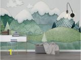 Mountain Wall Mural Kids 3d Nursery Kids Mountain Self Adhesive Removeable Wallpaper