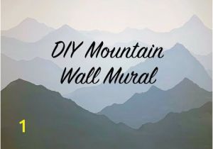 Mountain Wall Mural Paint How to Paint A Mountain Mural On Your Bedroom or Nursery