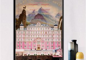 Movie Wall Murals Posters 2019 J041 New the Grand Budapest Hotel Classic Movie Gift Wall Art Decor Painting Poster Prints Canvas From Hariold $34 46