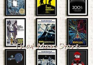 Movie Wall Murals Posters Us $2 24 Off 2001 Space Odyssey 1968 Movie Art Poster Print Home Wall Decor A3 In Wall Stickers From Home & Garden On Aliexpress