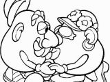 Mr and Mrs Potato Head Coloring Pages Kids N Fun