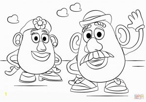 Mr and Mrs Potato Head Coloring Pages Mr Potato Head Coloring Page Coloring Home