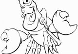 Mr Crabs Coloring Pages Little Mermaid Coloring Pages Sebastian the Crab