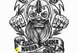 Mucha Lucha Coloring Pages El Luchador Mucha Lucha Oscar Postigo