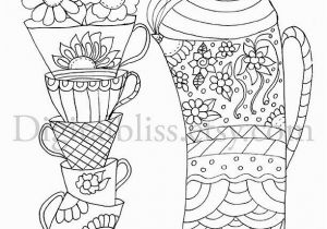 Mug Coloring Page Printable Instant Download Adult Coloring Page Design Coloring Page