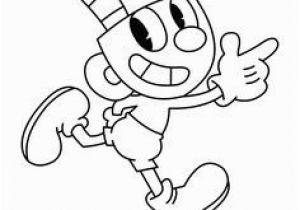 Mugman and Cuphead Coloring Pages Foo