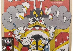 Mugman and Cuphead Coloring Pages Mcfarlane toys Cuphead Chaotic Casino Construction Set