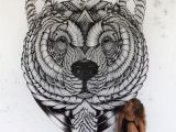 Mural Artist Jobs A Job Well Done Bear Mural Art Zentangle Animal