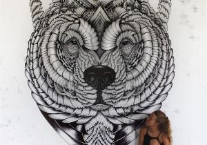 Mural Artist Jobs A Job Well Done Bear Mural Art Zentangle Animal