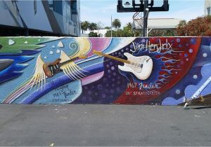 Mural Artist Los Angeles Here S A Cool Guitar Mural Of Famous Rock Legends by Famous Local