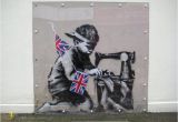 Mural Arts Wall Ball Banksy S No Ball Games Mural Removed From London Wall