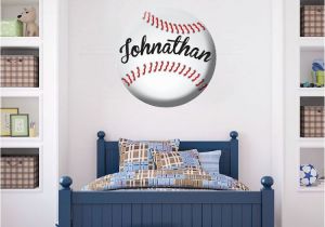 Mural Arts Wall Ball Baseball Wall Mural Decal Kids Room Decals