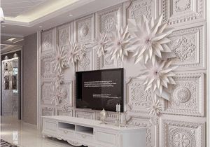 Mural Canvas Wall Covering 3d Custom 3d Wallpaper Walls for Living Room Hotel Mural Stereo