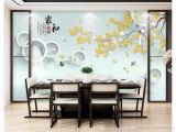 Mural On A Wall 3d Wallpapers Custom Mural Wall Paper Home and Rich Work Pen Magnolia Bird Nine Fish Illustration Tv Background Wall Papel De Parede Widescreen