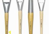 Mural Paint Brushes Flat Filbert Round and Angular Brushes Art Faqs