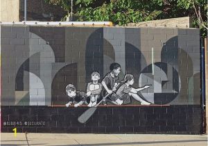 Mural Painter Nyc Kids On Nyc Walls Part X Bk Foxx Joe Iurato with Logan Hicks