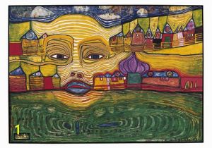 Mural Painter Wanted Paintings Hundertwasser Irinaland Sur Les Balkans 1969 I Wanted to