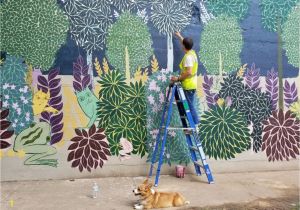 Mural Painting atlanta Artist at Work andrew Catanese An atlanta Based Artist Works On