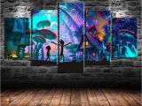 Mural Painting Companies 2019 Rick and Morty Canvas Prints Wall Art Oil Painting Home Decor