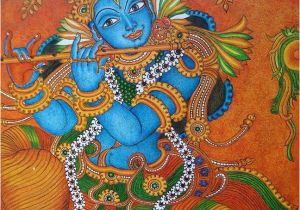 Mural Painting In India Krishna Mural Painting Krishna Kerala Murals
