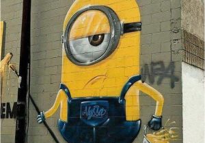 Mural Painting Los Angeles Minion Street Art Street Art Graffiti & Murals
