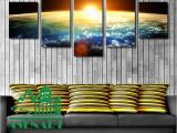 Mural Painting Materials 2019 Amazing Skyline Sunrise Painting Oil Canvas Hd Print Picture