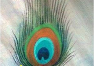 Mural Painting On Fabric Peacock Feather â¤ Mural â¤