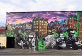 Mural Painting Seattle Tribute to Seattle Musicians Mural Rip 2012