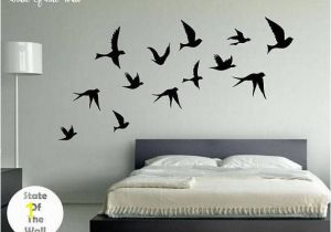 Mural Paintings for Bedroom Walls Flying Birds Wall Decal Vinyl Sticker Art Decor Bedroom