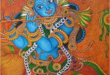 Mural Paintings Of Lord Krishna Krishna Mural Painting Krishna Kerala Murals