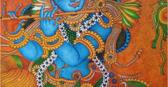 Mural Paintings Of Lord Krishna Krishna Mural Painting Krishna Kerala Murals