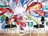 Mural Paints Supplies Custom Mural Wallpaper High Quality Modern Fashion Simple 3d