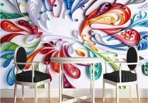 Mural Paints Supplies Custom Mural Wallpaper High Quality Modern Fashion Simple 3d