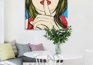 Mural Size Prints 2019 Ssshhh Famous Design Deborah Azzopardi Girl Painting Oil