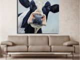 Mural Size Prints Aliexpress Buy Canvas Painting Cow Wall for Living