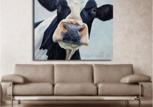 Mural Size Prints Aliexpress Buy Canvas Painting Cow Wall for Living
