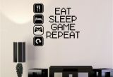 Mural Stickers for Walls Vinyl Decal Gaming Video Game Gamer Lifestyle Quote Wall Sticker