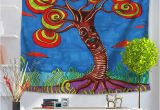 Mural Wall Hanging Designs 150 130cm Colorful Tree Wall Hanging Tapestry Summer Beach towel Yoga Mat Blanket Religious Wall Tapestry Renaissance Tapestry From Maggiella $15 28