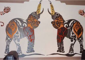 Mural Wall Hangings Indian Lagan Indian Restaurant Indian Elephant Wall Mural