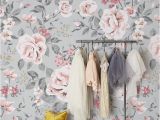 Murals for Baby Girl Nursery Vintage Floral Wallpaper Rose Wall Mural Nursery Wallpaper Baby