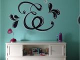 Murals for Girls Room Bining Music and Paris to This Room