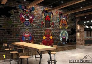 Murals for Restaurant Walls Animal Mandala Colorful Designs Black Wall Restaurant Art