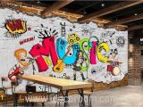Murals for Restaurant Walls Animated Band Music Cartoon Ic Art Wall Murals Wallpaper