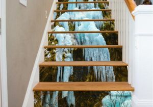 Murals for Stairway Walls 3d Ice and Snow 752 Stair Risers In 2019