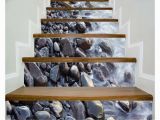 Murals for Stairway Walls 3d Scenery Pattern Stair Sticker 6pcs Set Diy Wall Decal