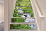 Murals for Stairway Walls 3d Stream 355 Stair Risers Decoration Mural Vinyl