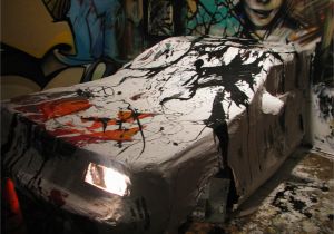 Murals From Photos Am – Car & Murals 0d Jackson Pollock Crash – Artwork © tonyc