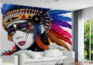 Murals My Way European Indian Style 3d Abstract Oil Painting Wallpaper