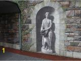 Murals On Wall which are Bricks No Niche In the Wall No Statue No Shadow Picture Of